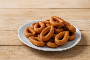 deliciosas mandocas doradas y crujientes listas para disfrutar