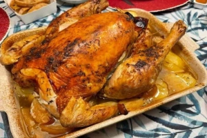 bandeja de pollo al horno venezolano