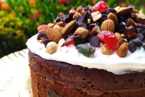 imagen de la torta negra